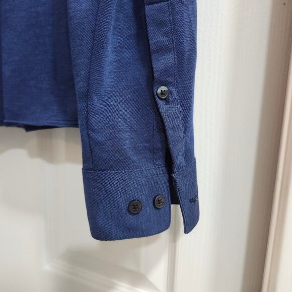 Calvin Klein Navy Long Sleeve Shirt - Picture 9 of 9